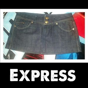 X2 Denim Mini Skirt